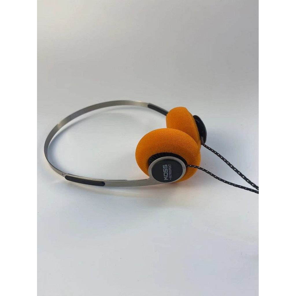 Ssd Koss หูฟัง Koss KPH40 Retrospekt ชุดหูฟังแบบมีสาย Retractable Steel Bar หูฟังซับวูฟเฟอร์