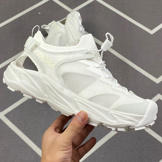 Hoka Hopara รองเท้าแตะผู้ชายและผู้หญิง Hoka Hopara 2 รองเท้าวิ่ง 1147650-RAWW WBGI