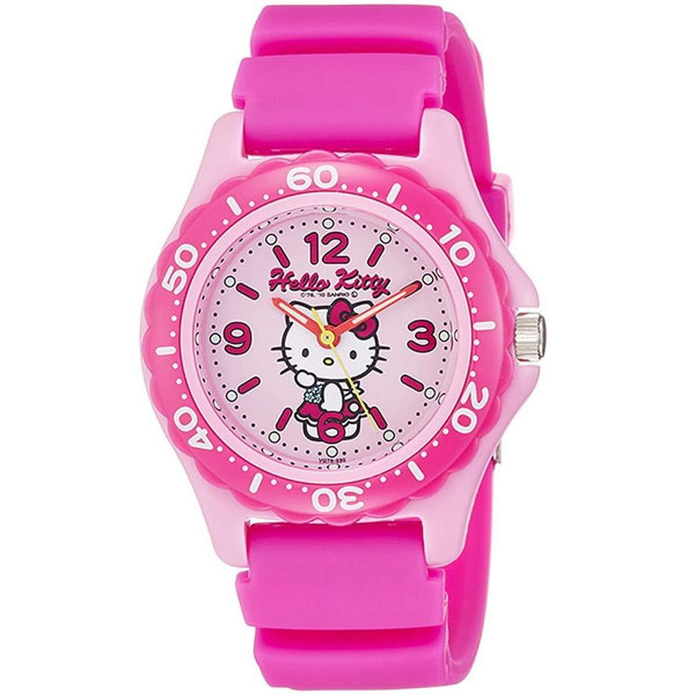 Citizen Q&Q Hello Kitty Analog Watch Waterproof Kids Pink/Red