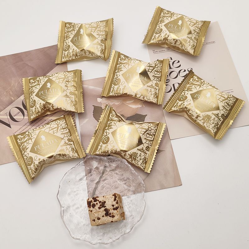 UK PULADA PULADA PULADA Caramel Soufflé Casual Snacks Bulk Snowflake Crisp Wedding Candy Pastry ของท