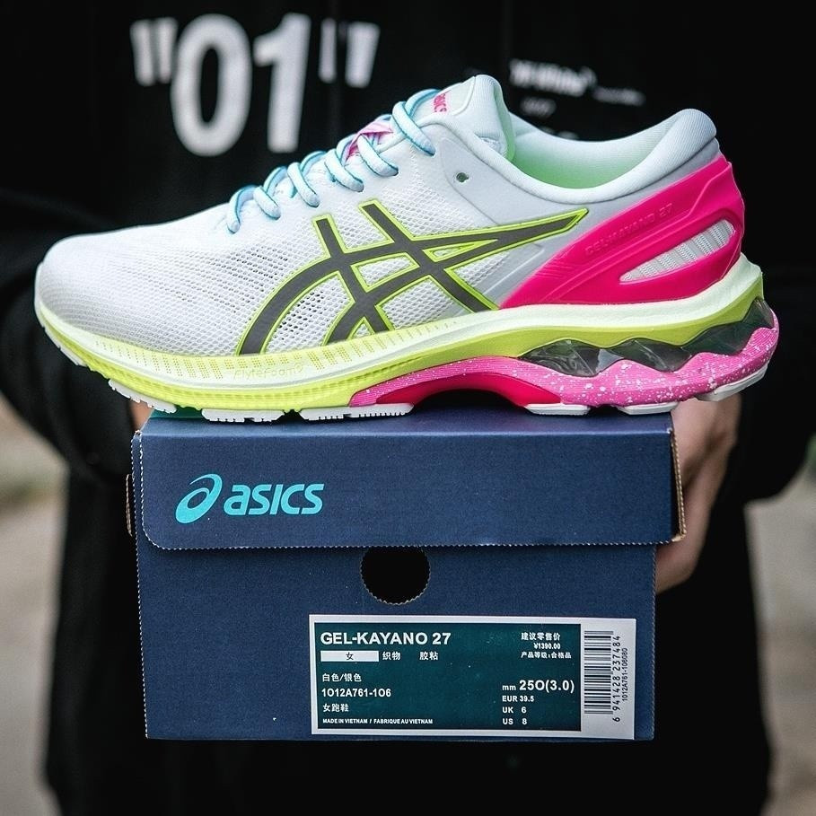 2022 Gel Kayano 27 รองเท้าวิ่งผู้หญิง 4 สีกีฬา Breathable K27 6d1h CECC O4AH