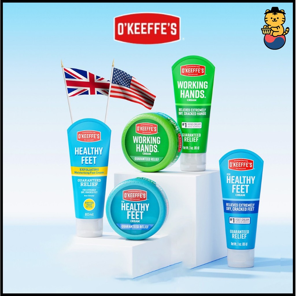 [OKeeffes] Working Hand&Foot&Exfoliating Cream(Tube&Jar)