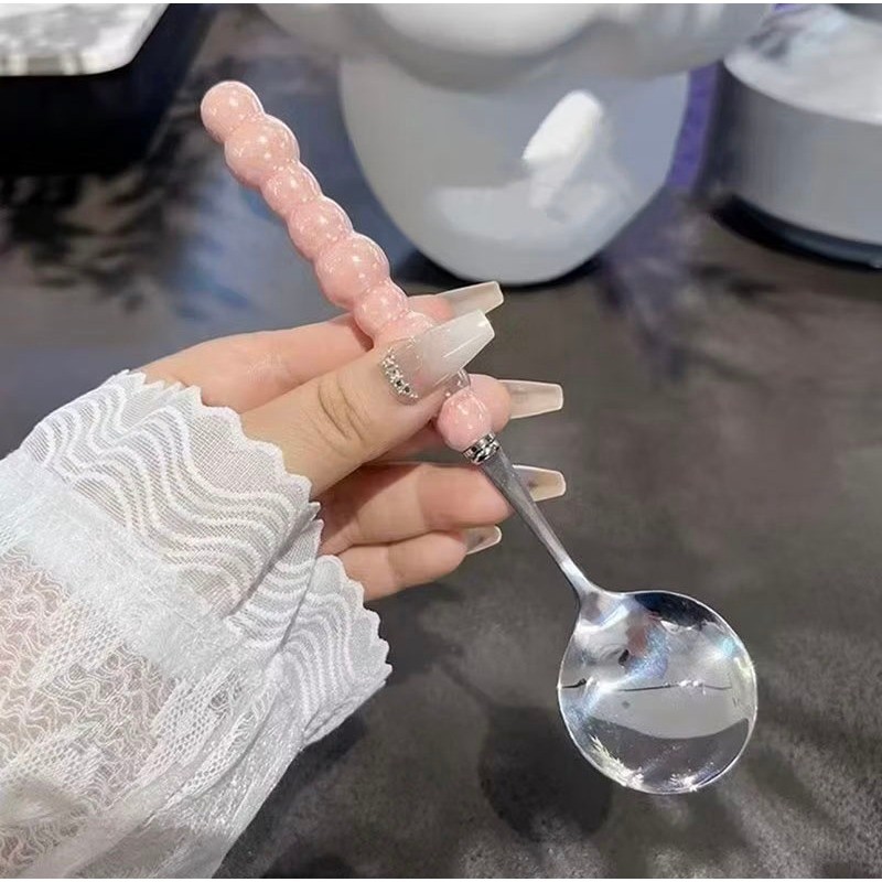 ช้อนคนสแตนเลสJIE HOME (ด้ามมุก), ช้อนไอศกรีม, ช้อนเค้กและของหวาน, ช้อนบาร์, อุปกรณ์ครัว, ชุดช้อนส้อมสำหรับงานปาร์ตี้ และ - รูปที่ 4