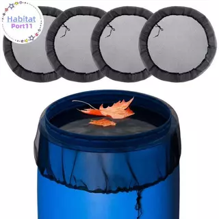HabitatPort 30-120 ซม.ตาข่ายตาข่ายสําหรับเก็บน้ําฝนถัง Raindrop Anti-fall ใบกรองสุทธิเครื่องมือป้องกันน้ํา th