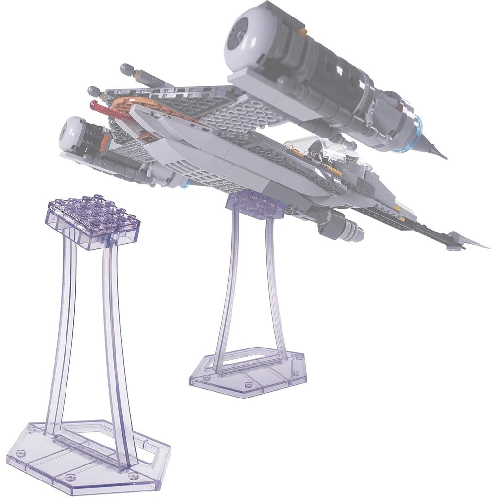 ขาตั้งจอแสดงผลสําหรับ LEGO 75292 75315 75300 TIE Fighter, 75325 Mandalorian N-1 Starfighter Kit, 754