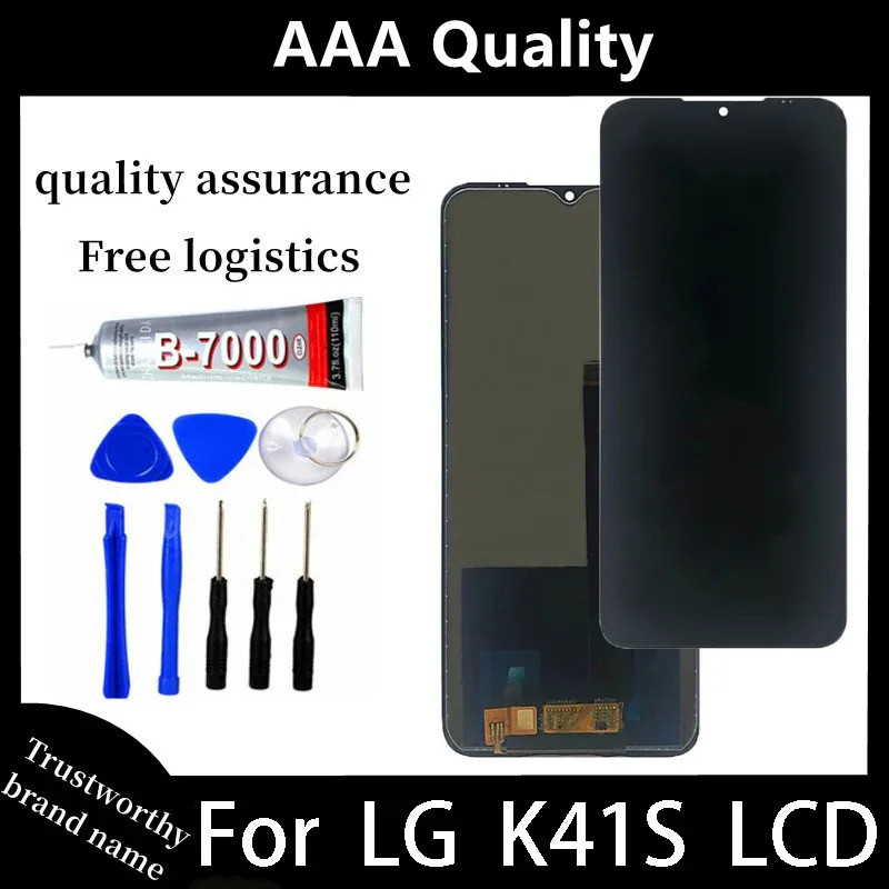 ทดสอบ 6.55 นิ้วสําหรับ Lg K41s จอแสดงผล Lcd Touch Screen กรอบ Digitizer Assembly สําหรับ Lg K41s หน้