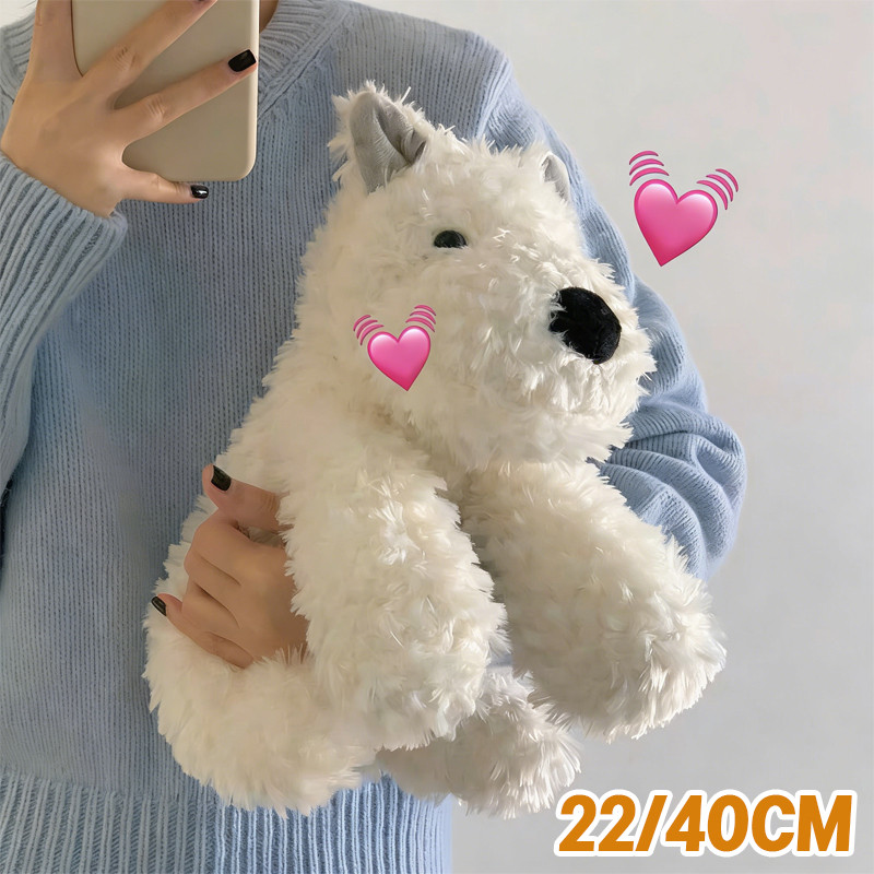 ตุ๊กตา​น้องหมา 22/40cm เนื้อผ้าที่นุ่มสบาย อวบอ้วนและฟู ตุ๊กตาผ้า ของเล่นเด็ก ของขวัญสำหรับเด็ก