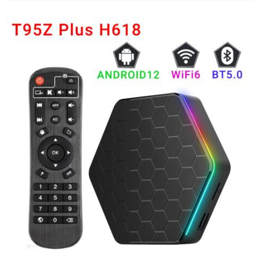 WIFI6 T95Z PLUS H618 กล่องทีวี Android 12.0 4GB/64GB HD Dual Band+BT5.0