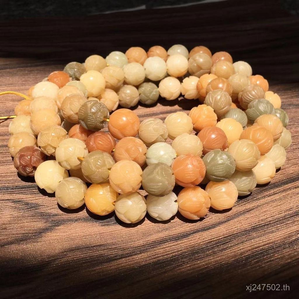 Duobao Bodhi Root Supply Lotus Lotus Bodhi Root สร้อยข้อมือสี Bodhi Root Multi-Treasure พระพุทธรูปลู