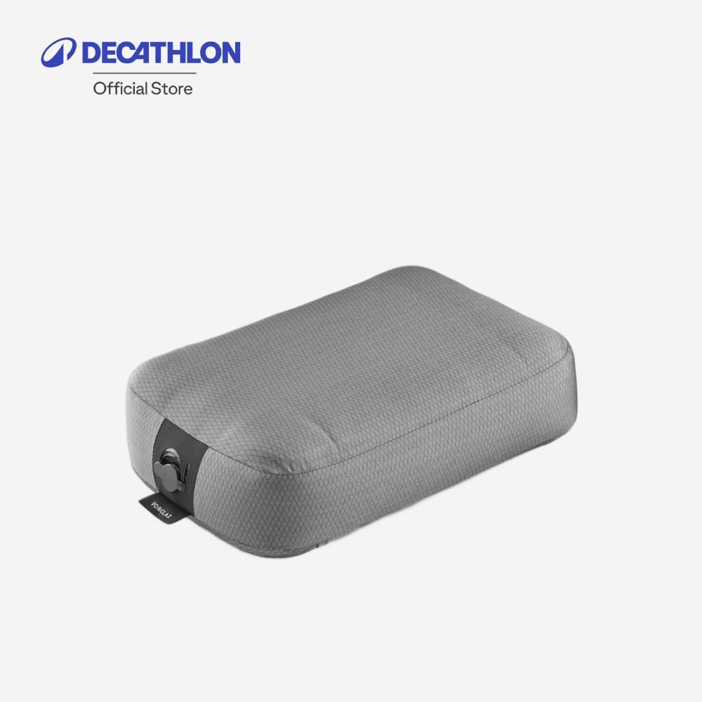Decathlon Inflatable Trekking Pillow Mt500 หมอนเป่าลมสำหรับการเทรคกิ้งรุ่น Mt500 - Grey
