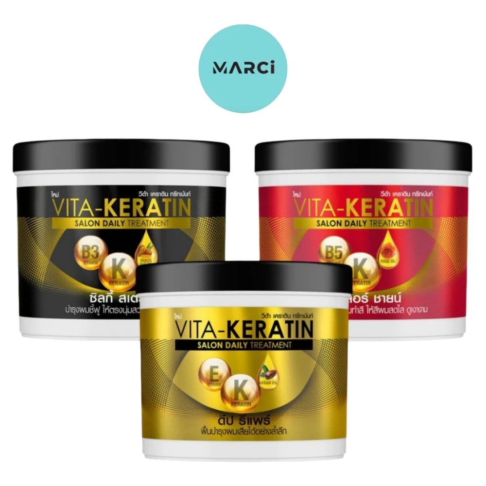 [1 กระปุก] Vita Keratin Treatment วีต้า เคราติน ทรีทเม้นท์ [250 ml./กระปุก] บำรุงผม แห้งเสีย ผมทำสี ผมชี้ฟู