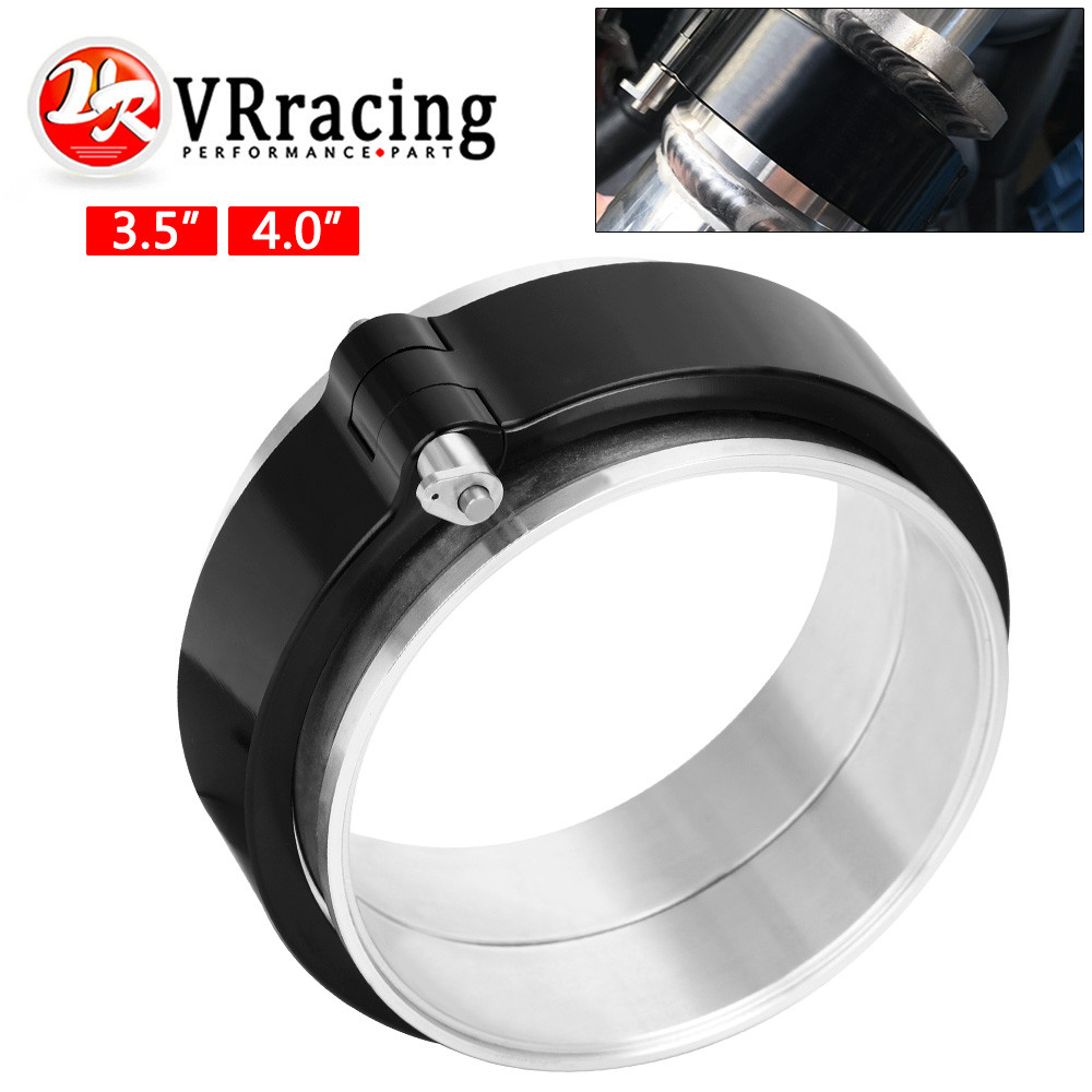 VR 1 Piece 3.5" 4.0" Clamp System Assembly Exhaust V-band Clamp Quick Release For OD Exhaust/Interco
