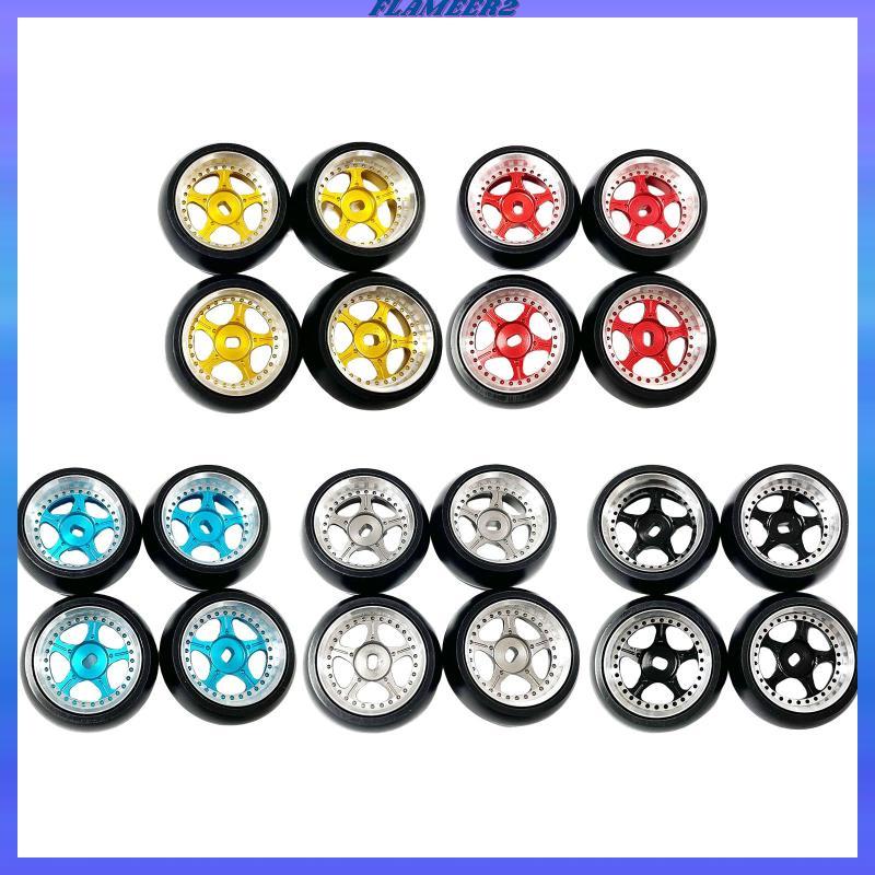 [Flameer2] 4x รถยาง Tyre Hard Anodized ล้อขอบชุดล้อสําหรับ K969 K989 P929 28 รถสูง
