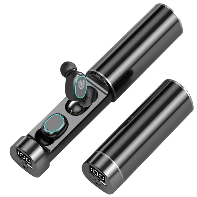 ออกแบบใหม่ N21 Tws หูฟังพร้อมไฟฉายไร้สาย Mini Sport Hifi หูฟังหูฟังสําหรับเล่นเกมในหู Auriculares N2