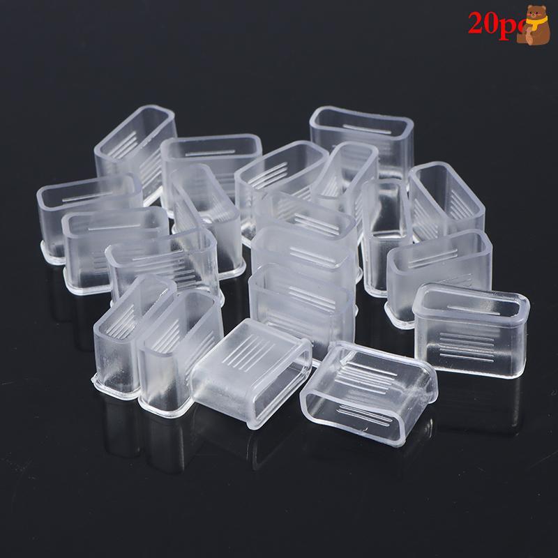 [TA] 20 ชิ้นยางนกหวีดฝาครอบปากอุปกรณ์เสริมป้องกันนกหวีดสีขาวเบาะ TH