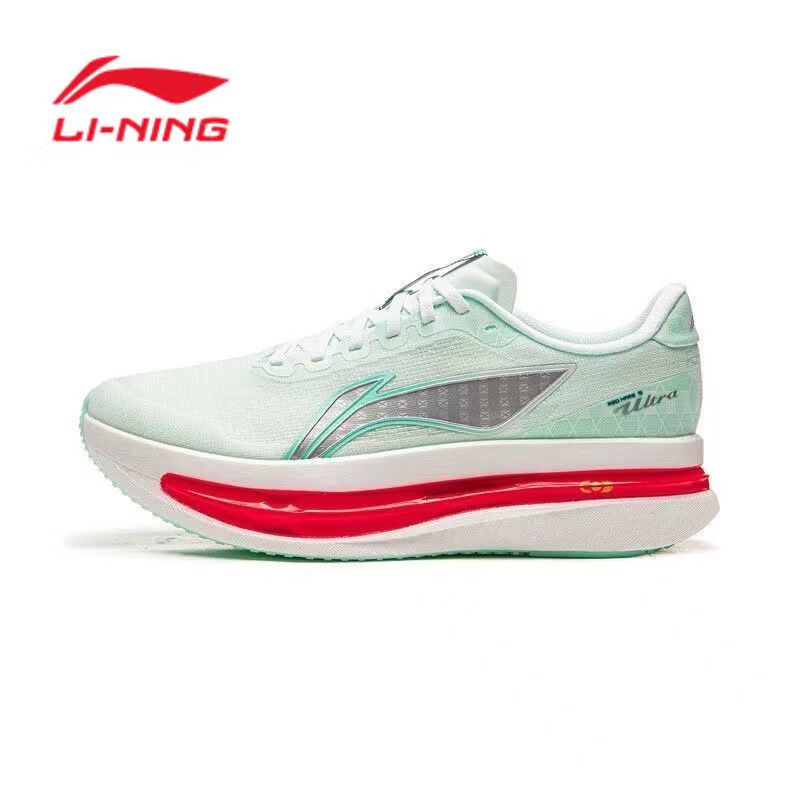ซับ/Li Ning Chitu 9ULTRA รองเท้าวิ่งรองเท้าผู้ชาย Breathable น้ําหนักเบา Racing รองเท้าวิ่งการฝึกอบร