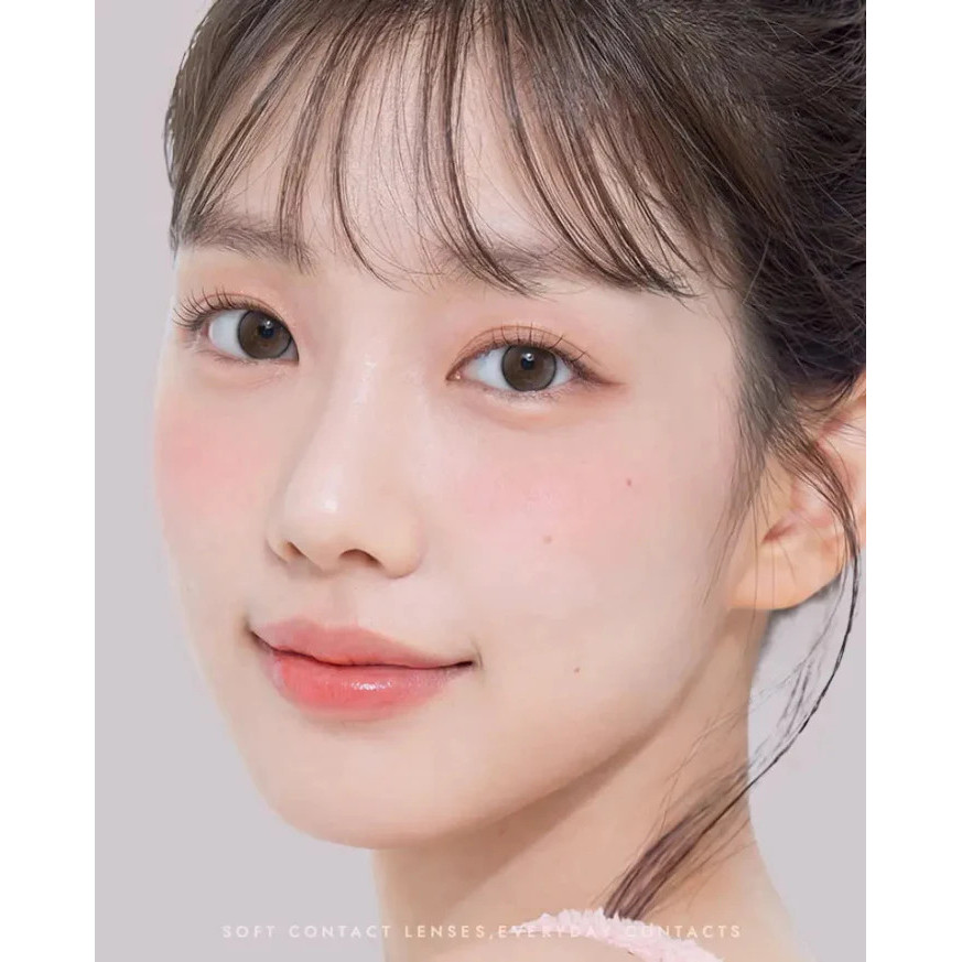 O-LENSE GLOWY TEAR MINI 2P สีเทา คอนแทคเลนส์ 1 เดือน
