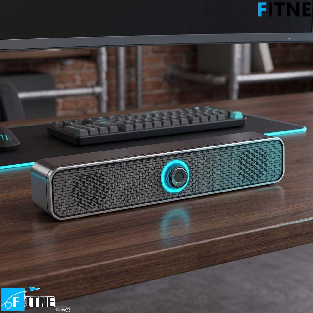 FITNE PC Soundbar, ลําโพง Soundbar รอบทิศทาง USB ขับเคลื่อน, โฮมเธียเตอร์เสียงรอบทิศทางสําหรับเล่นเก