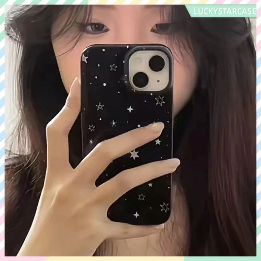 เคสมือถือ แบบนิ่ม ลายดาวห้าแฉก สําหรับ iPhone 15 17 14 Pro 14 Pro Max 13 13 Pro 13 Pro Max 12 Pro 12 Pro Max XR Xs Max