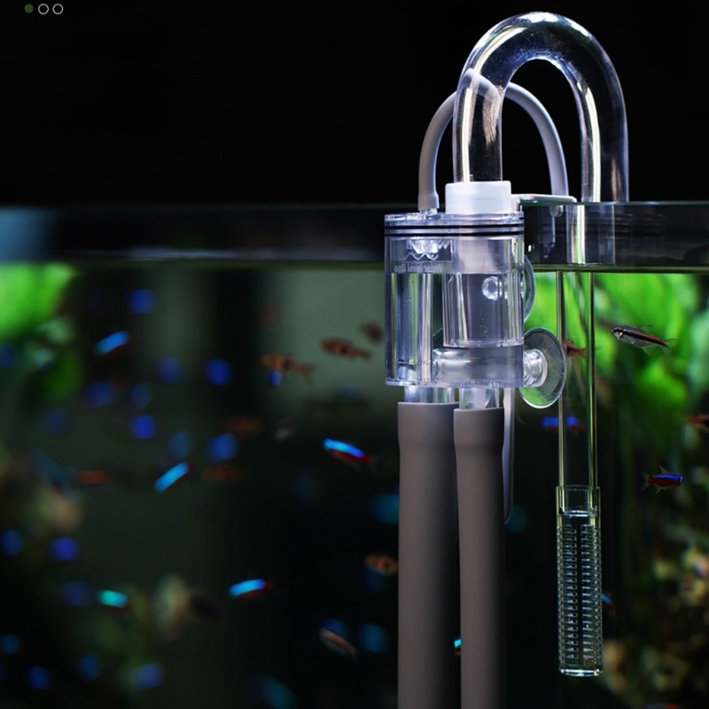 Amana ตู้ปลาพลาสติก Overflow Water Changer พร้อมอัตราการไหลแบบปรับได้สําหรับพิพิธภัณฑ์สัตว์น้ําน้ําจ