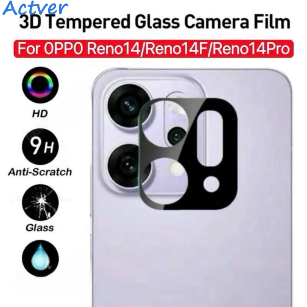 [ส่งจากไทย]เต็มครอบคลุมเลนส์กล้องกระจกนิรภัย Oppo Reno15 Pro 15F Reno15 Reno14 Pro 14F Reno14F / Ren