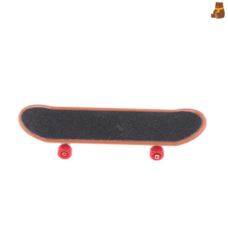 [TA] Fingerboard Mini Finger Skateboard Plastic Finger Skate Scooter Skateboard Toy TH