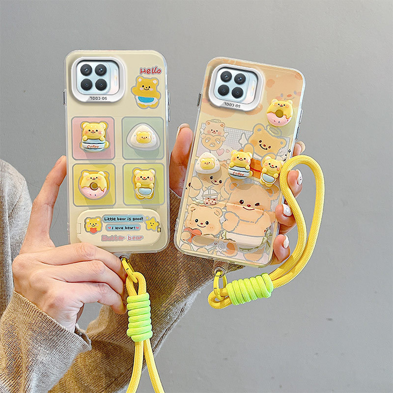 เคส OPPO A93 4G เคส OPPO Reno 4F เคส OPPO เคสสร้อยข้อมือ hard โทรศัพท์ BB-CYJZ