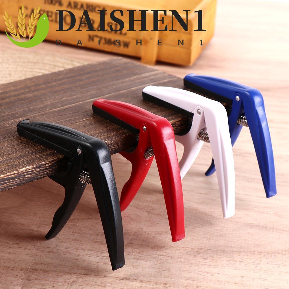 DAISHEN1 Universal Ukulele Capo, พลาสติกสีชมพู Ukulele Tuning Clamp, ชิ้นส่วน Ukulele สีฟ้าแบบพกพาสีแดง Uk Tone คลิปคลาสสิก