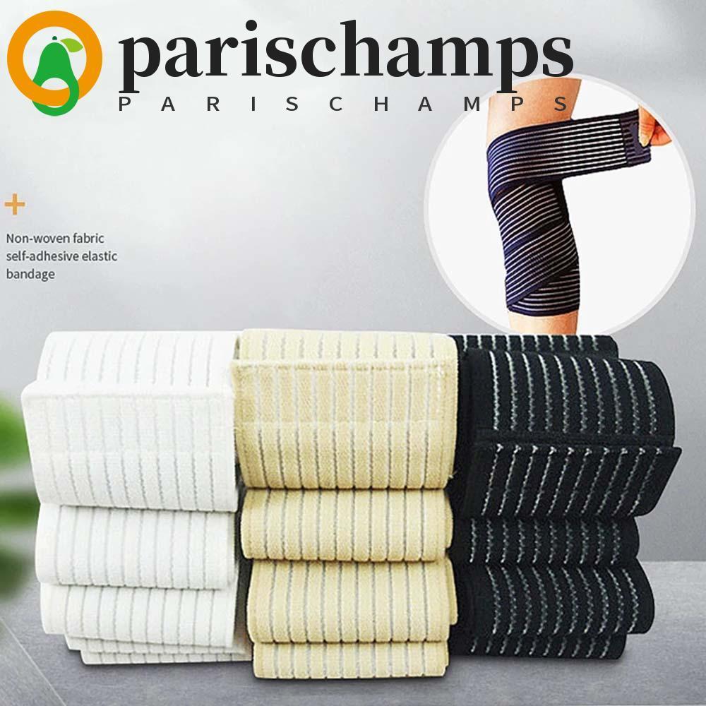 Parischamps Wraps support Protector Gym Powerlifting 40 ~ 180 ซม.ผ้าพันแผลการบีบอัดข้อเท้าข้อมือน่องขาต้นขาข้อเท้าสนับสนุน