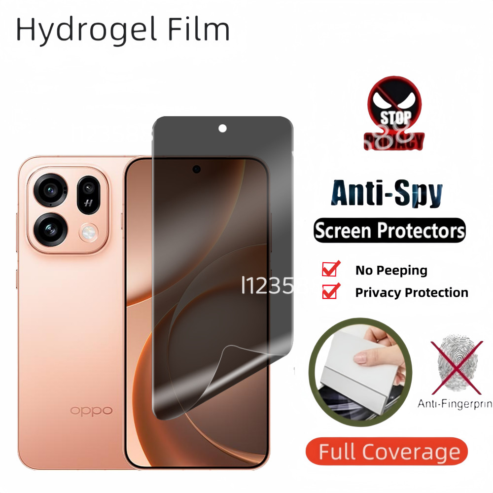 สําหรับ OPPO ค้นหา X9s 5G 2026 ความเป็นส่วนตัว Anti Spy ด้านหน้าสําหรับ OPPO ค้นหา X9 S Pro X9S X9sPro FindX9s 5G 4G Anti-ความเป็นส่วนตัว Hydrogel หน้าจอป้องกันฟิล์ม Soft Ant ฟิล์ม