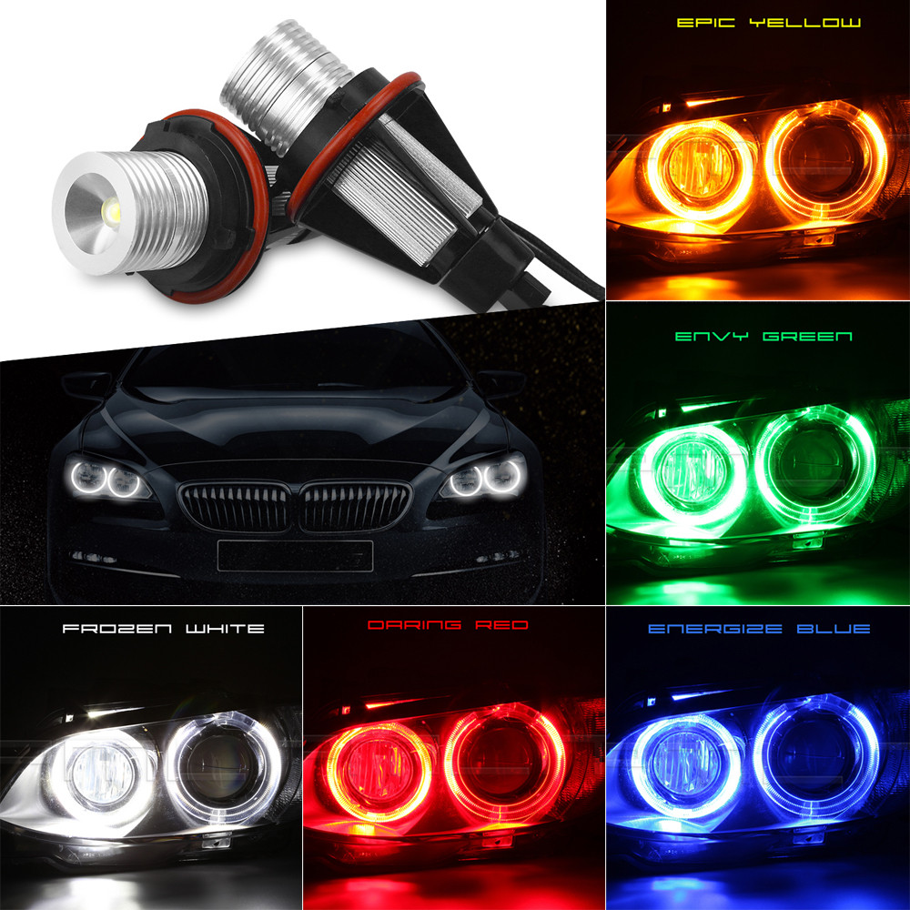 2 ชิ้นข้อผิดพลาดฟรี LED Angel Eyes Marker ไฟหลอดไฟ Fit สําหรับ BMW E39 E53 E60 E61 E63 E64 E65 E66 E
