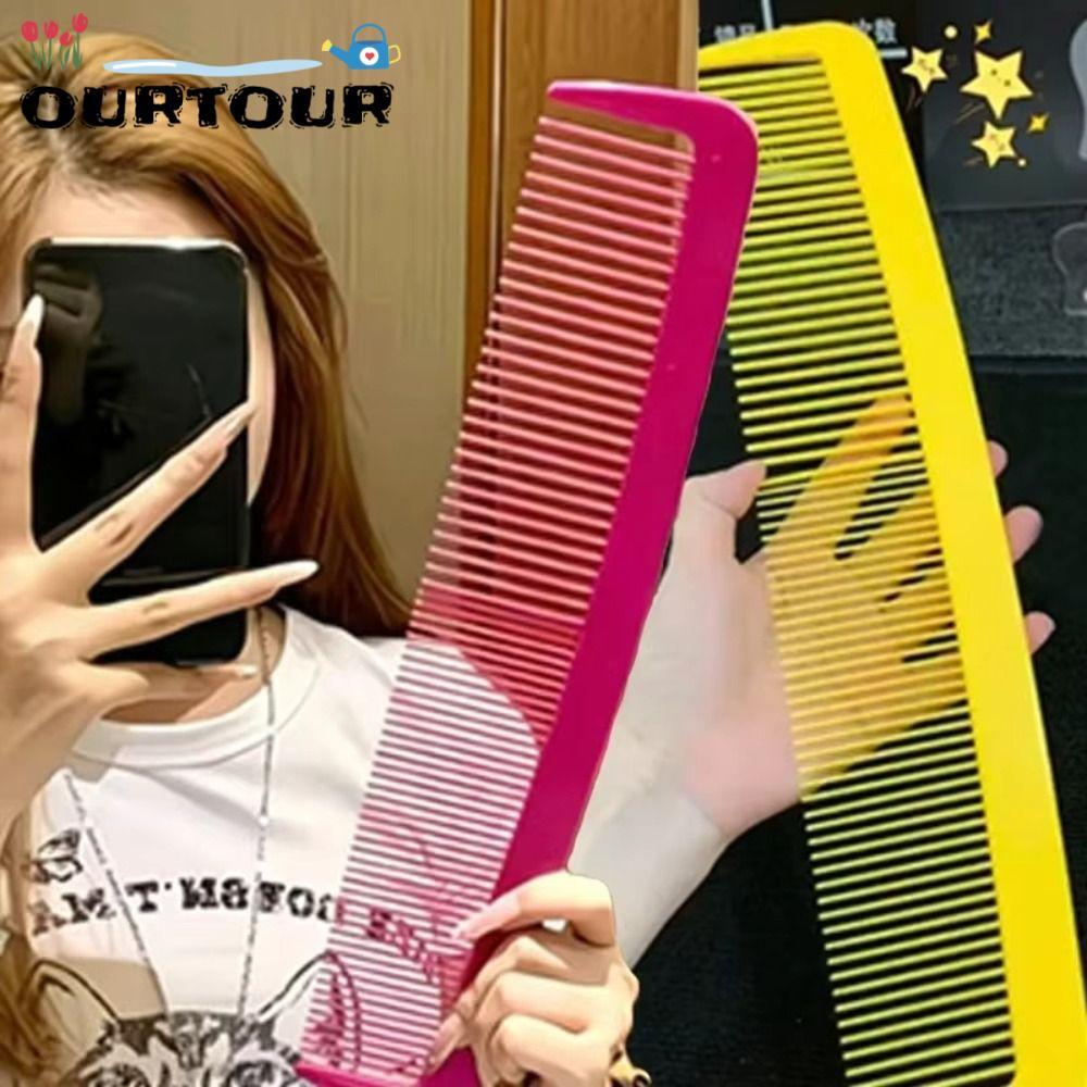 URTOUR หวียักษ์, พลาสติกยักษ์หวีผมตรง, ของขวัญผมพันกันนวดหวีอุปกรณ์ประกอบฉากเวทีและประสิทธิภาพ