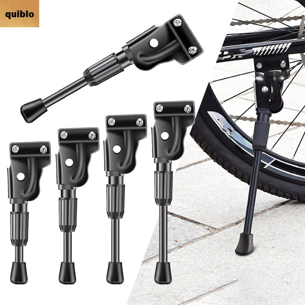QUIBLO Kids Bike Kickstand สีดําลื่นจักรยานเสือหมอบขาตั้งเท้า 12 14 16 18 20 22 24 นิ้ว