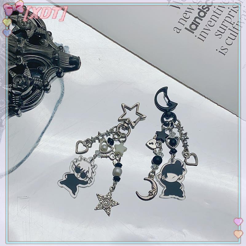 XDT การ์ตูนอะนิเมะ Jujutsu Kaisen พวงกุญแจคอสเพลย์ Geto Suguru Satoru Gojo พวงกุญแจกระเป๋าแฟชั่นแขวน