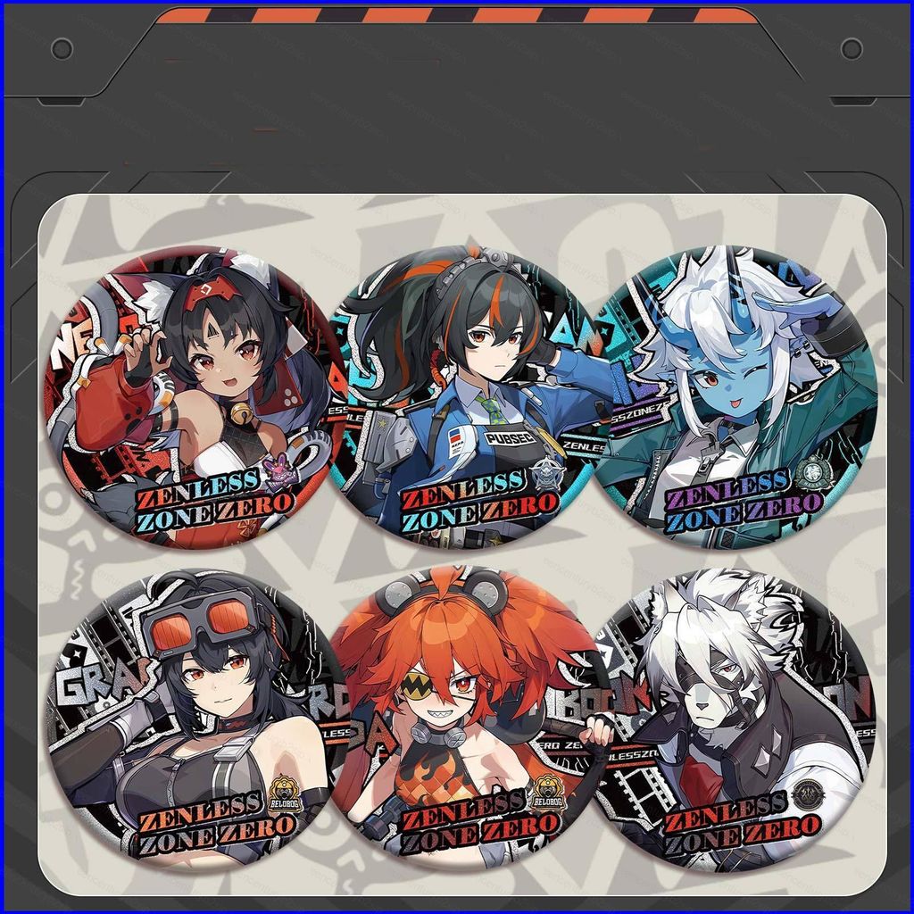 G2P Zenless Zone Zero Laser Silver Onion Double Flash ป้ายโลหะอุปกรณ์ต่อพ่วงเกมของขวัญวันเกิดสําหรับ
