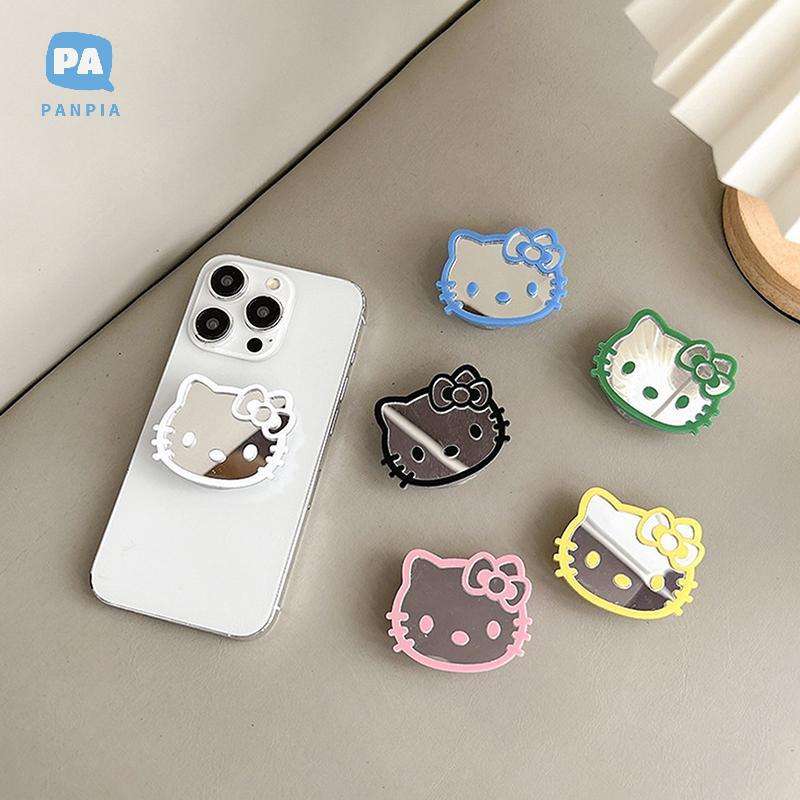 [NBI] Sanrio น่ารักการ์ตูน Hello Kitty Mirror Phone Holder สําหรับ Universal โทรศัพท์ Android Deskto