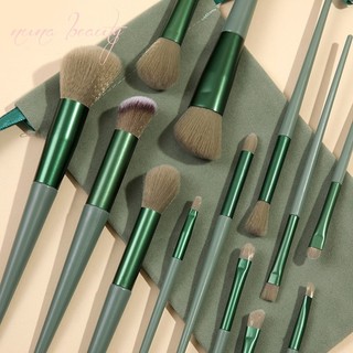 13PCS Premium Mini Makeup Brush Set PORTABLE FOUNDATION POWDER BLUSH EYESHADOW EYELASH BRUSH KIT