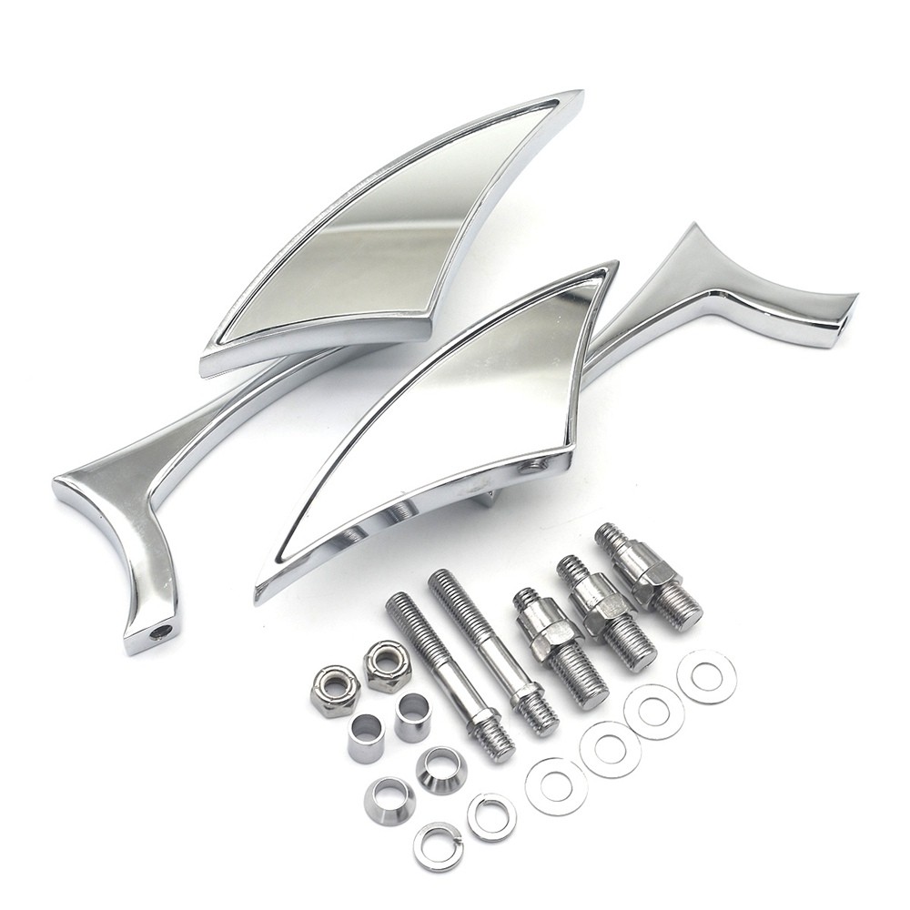 Universal รถจักรยานยนต์กระจกมองข้างสําหรับ Suzuki Boulevard M109R M50 M90 M95 C109R C50 C90 S40 Mara