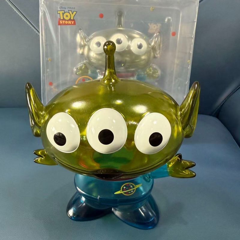 HEROCROSS Transparent Three-Eyed Boy Toy Story อินเทรนด์เล่นฟิกเกอร์