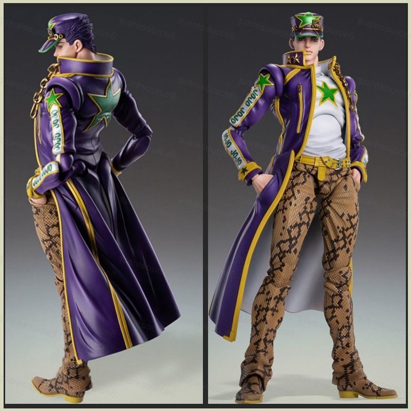 SC JoJo Bizarre Adventure Action Figure Kujo Jotaro มือถือตุ๊กตาของเล่นสําหรับเด็กเครื่องประดับคอลเล