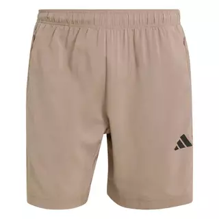 adidas Gym & Training กางเกงขาสั้นผ้าทอ WORKOUT ESSENTIALS BASE ผู้ชาย สีน้ำตาล KD2954
