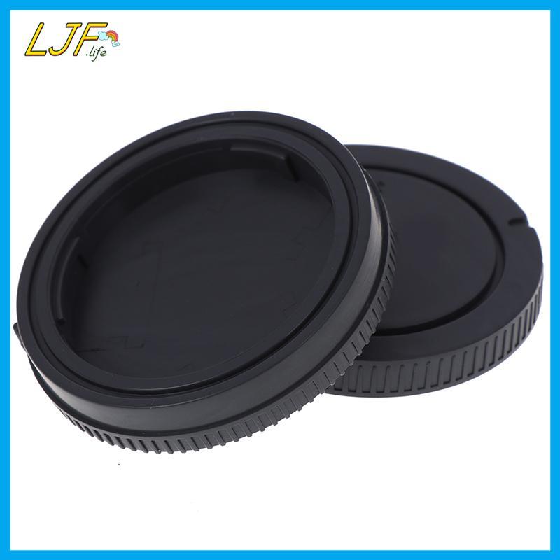 LJF 2 ชิ้น Micro กล้องด้านหลังเลนส์ + ชุดฝาครอบด้านหน้าสําหรับ A3000 A5000 a5100 A6000