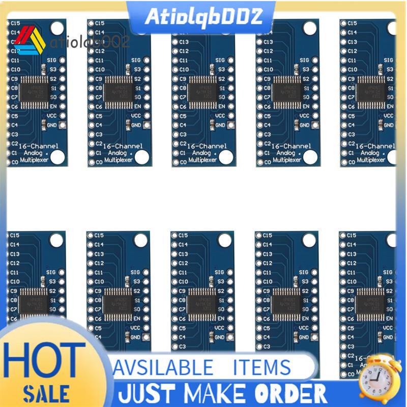 10 ชิ้น 16CH Analogue Multixer โมดูล 74HC4067 CD74HC4067 ที่แม่นยําโมดูลดิจิตอล Multiplexer MUX Brea