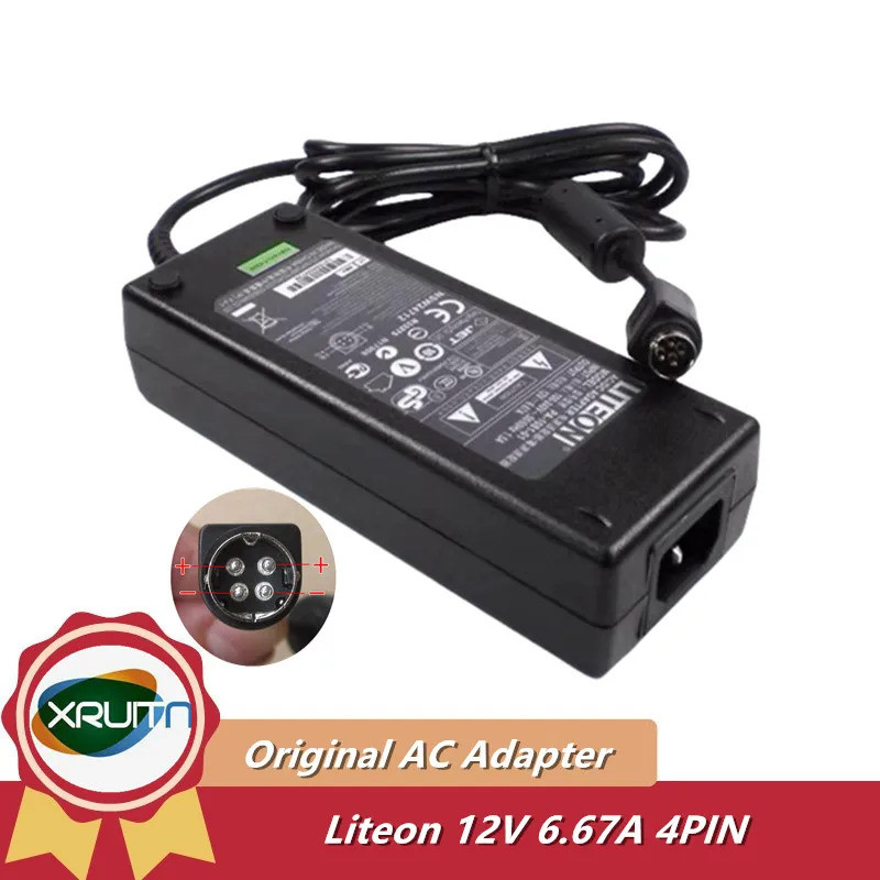 ของแท้ LITEON PA-1081-11 0219B1280 12V 6.67A 80W แหล่งจ่ายไฟอะแดปเตอร์ AC สําหรับ ALO E359019 EA1095