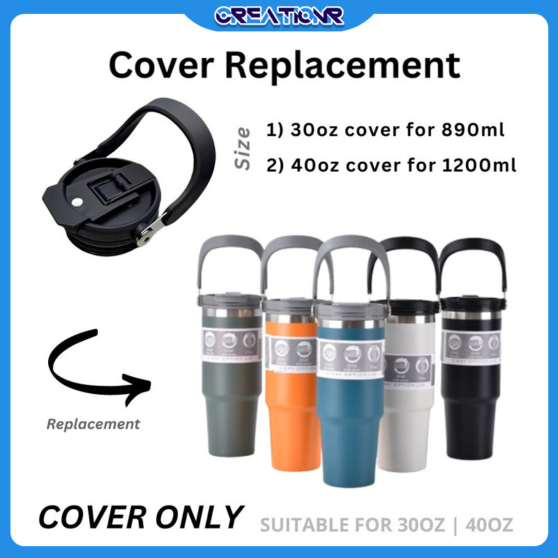 ฝาแก้วน้ําแบบพกพาขนาด 30 ออนซ์ - ฝาเลื่อน 2-in-1, ป้องกันการรั่วไหล, วัสดุ Tritan เกรดอาหาร, เหมาะสํ