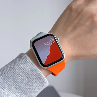 สายซิลิโคนกีฬาสําหรับ Apple Watch Ultra 49/40/41/44/45/46 มม. Series 11/10/9/8/7/6/5/SE