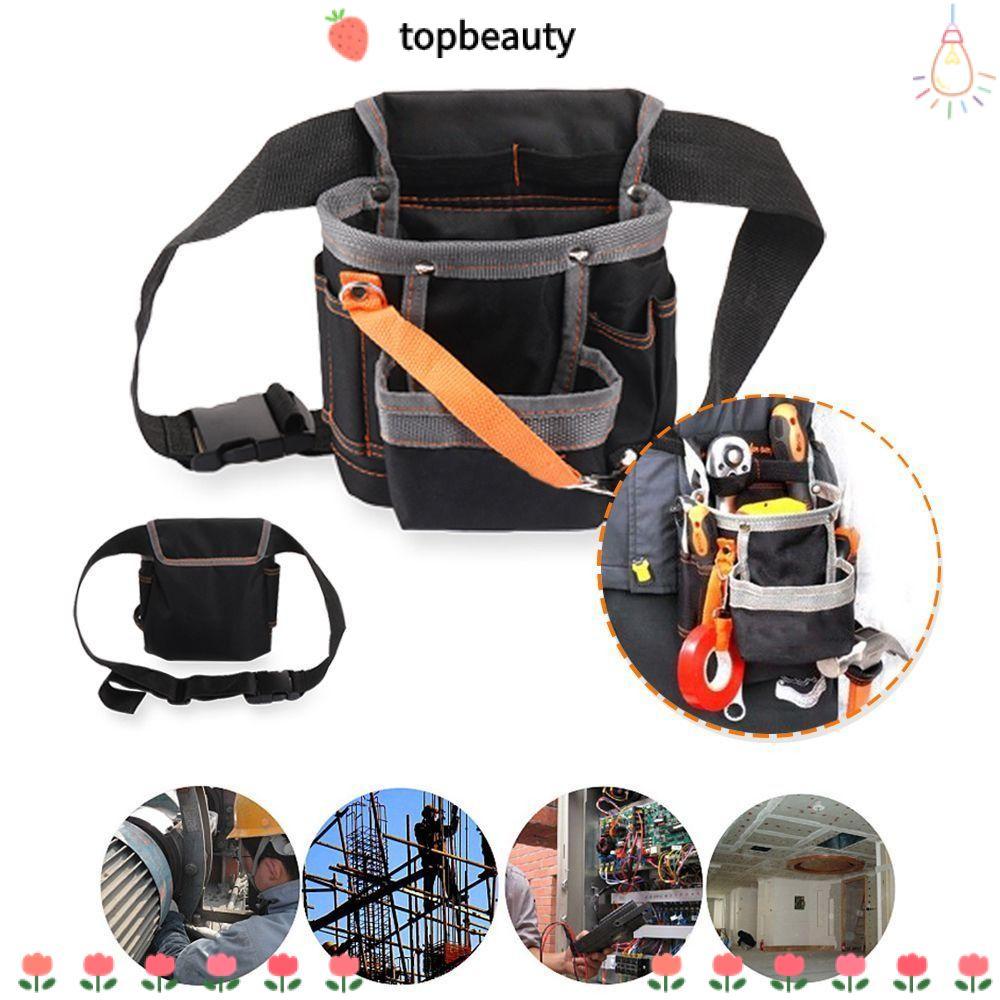 Topbeauty กระเป๋าเครื่องมือช่างไฟฟ้า กระเป๋าคาดเอวคุณภาพสูง กระเป๋าเครื่องมือบํารุงรักษา