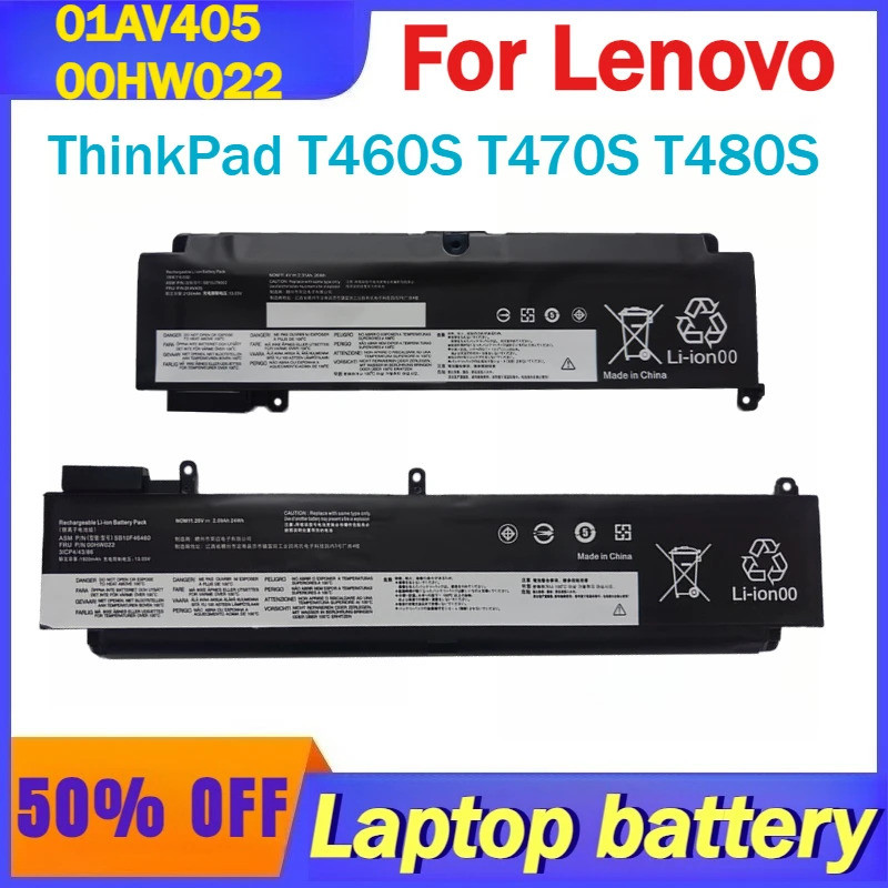 01AV405 00HW022 แบตเตอรี่สําหรับ Lenovo ThinkPad T460S T470S T480S SB10J79003 SB10J79004 SB10J79002 