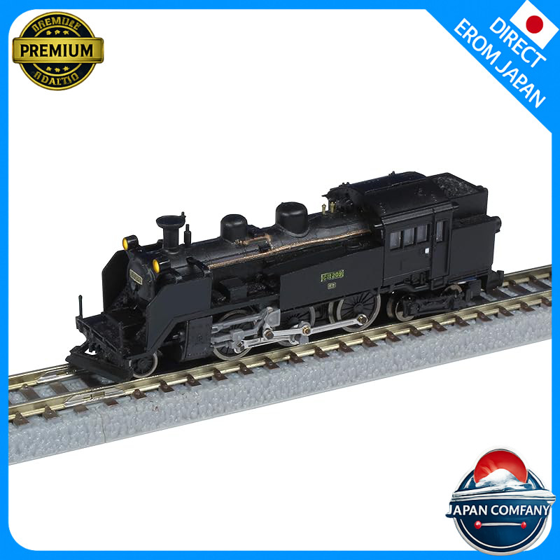 Z Gauge T019-8 National Railway C11 209 Locomotive Hokkaido Two-Light Type Model Steam Locomotive