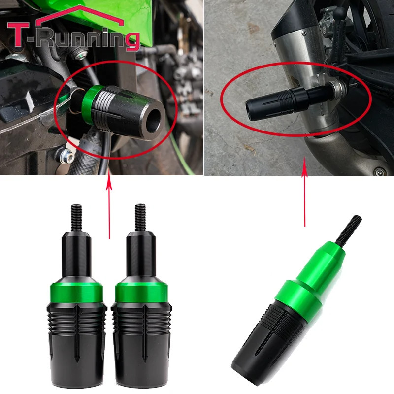 Kawasaki Z900 Z900SE 23-26 แถบป้องกันตัวถังดัดแปลงลูกบอลกันกระแทก + ท่อ Exhaust ลูกบอลกันกระแทก